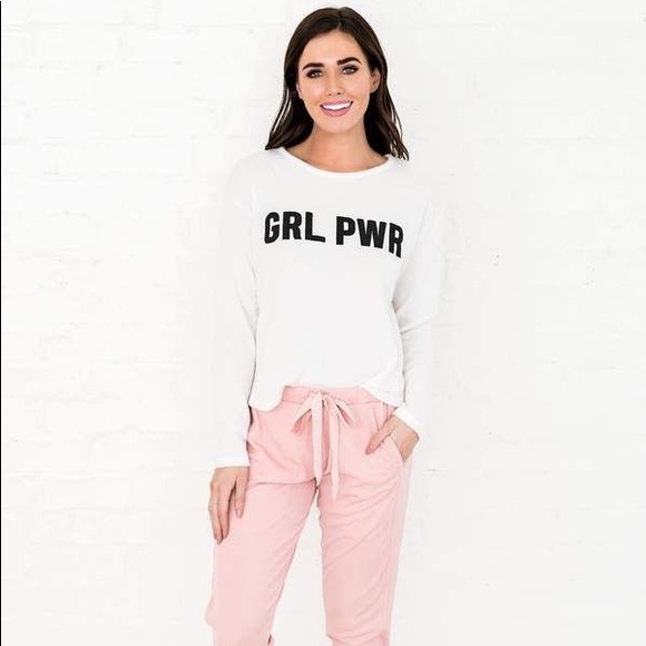 Rachel Parcell Sweaters - Rachel Parcell Girl Power Sweater